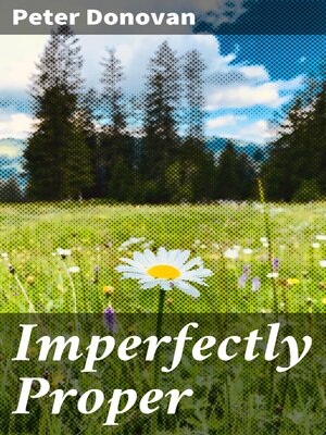 cover image of Imperfectly Proper